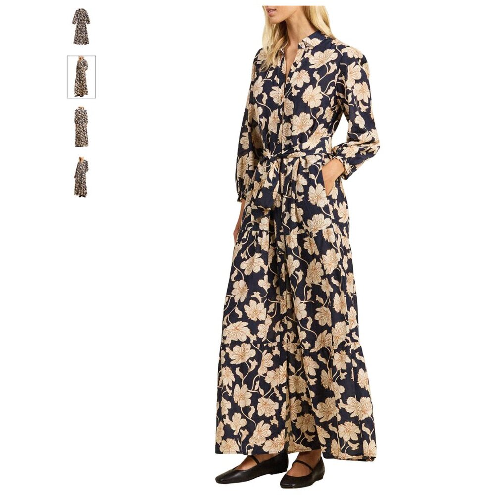 NWT Trovata Birds of Paradis Martina Dress in Viola Nocturne